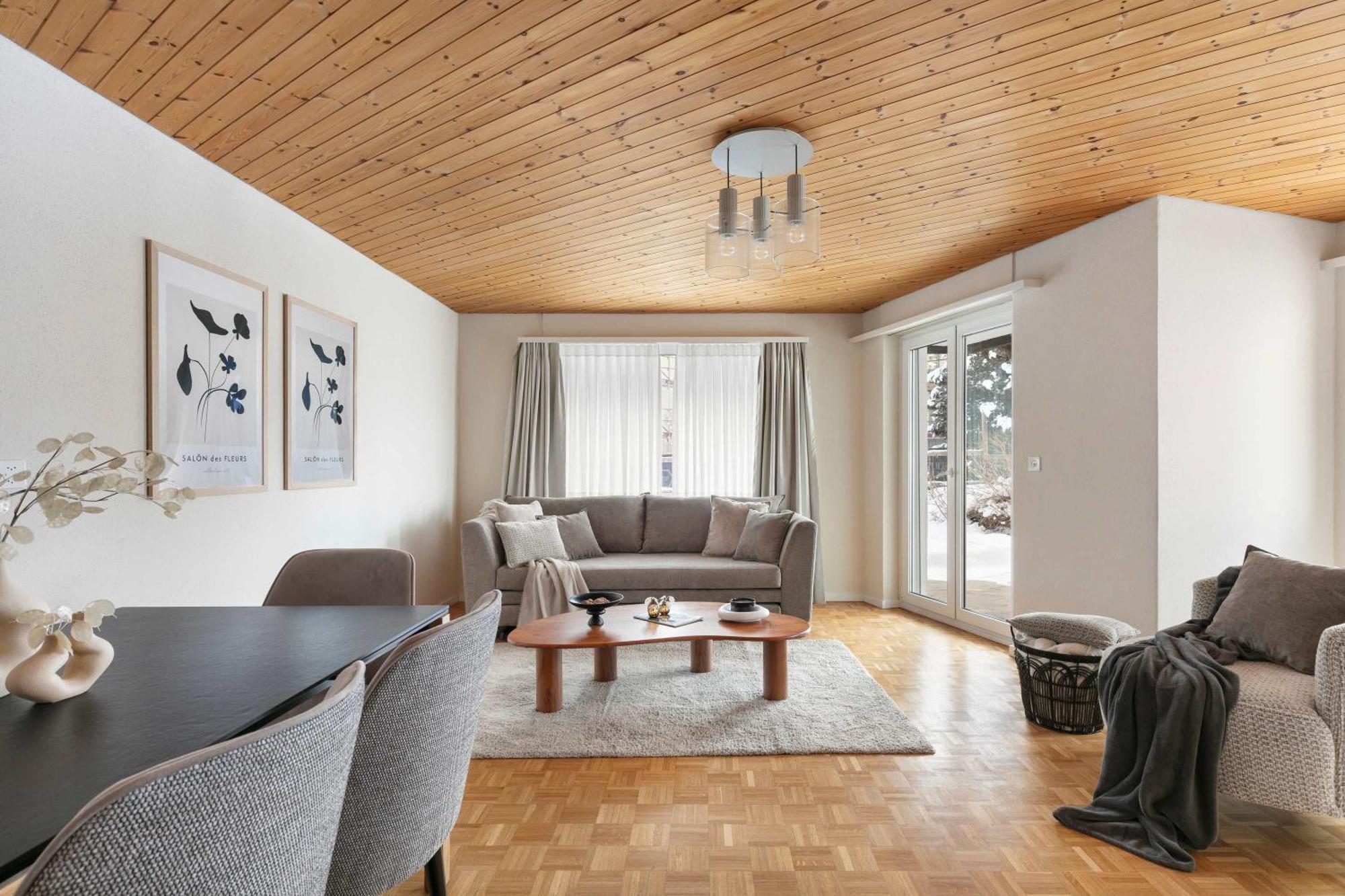 Modern Alpine Terrace Apartment Davos